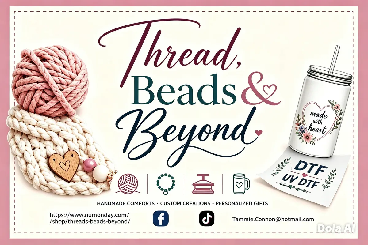 Threads, Beads & Beyond  logo
