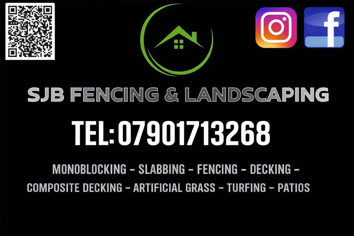 SJB FENCING & LANDSCAPING logo