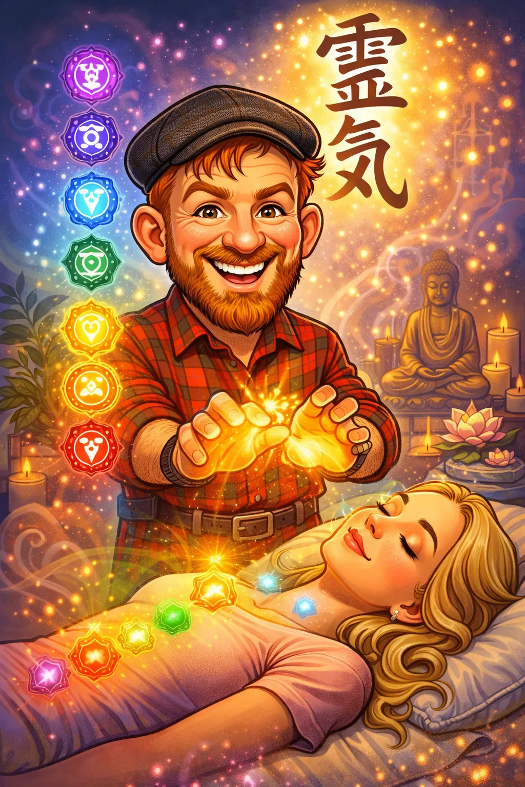 Reiki image background image