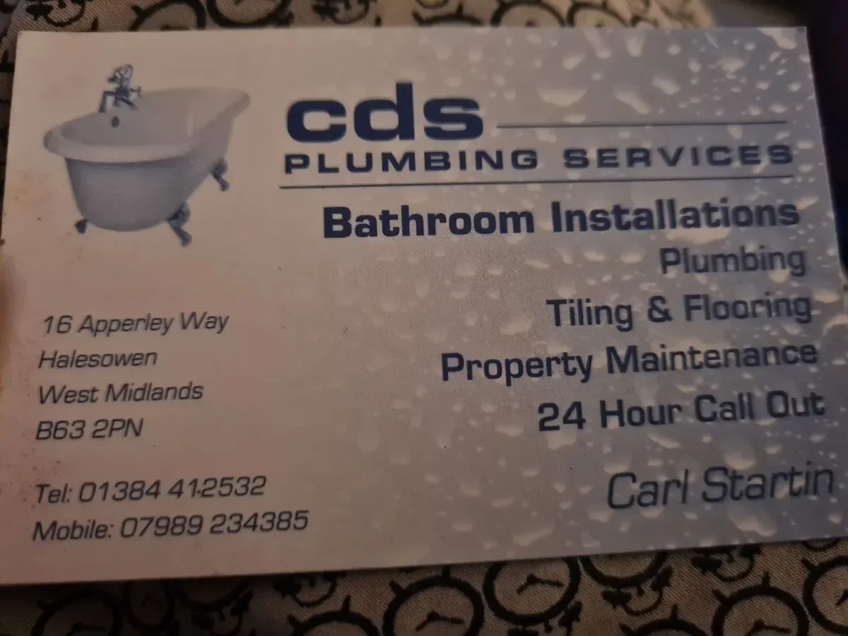 cds plumbing services logo