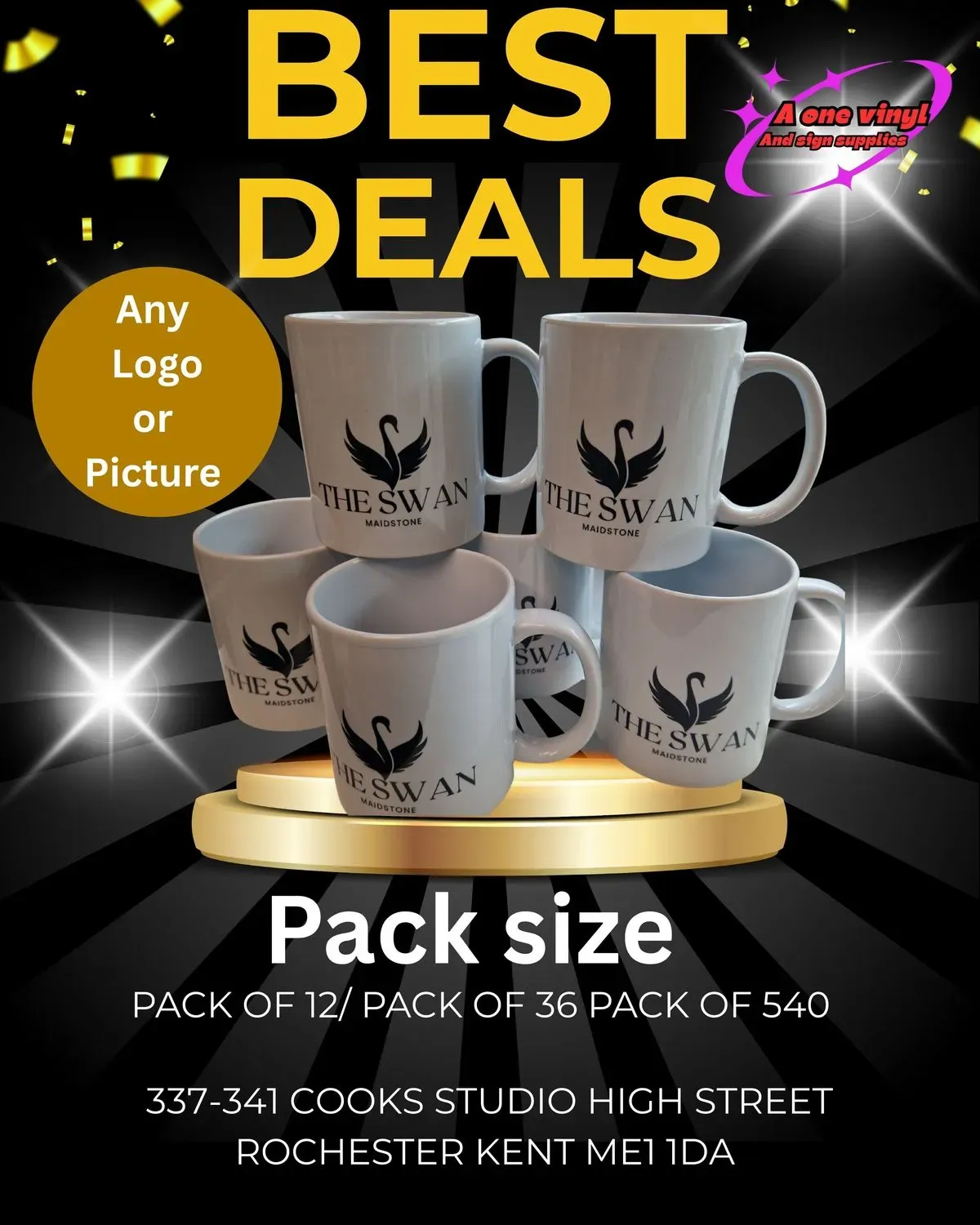 Gold and White Modern Best Deals Sale Instagram Post thumbnail image