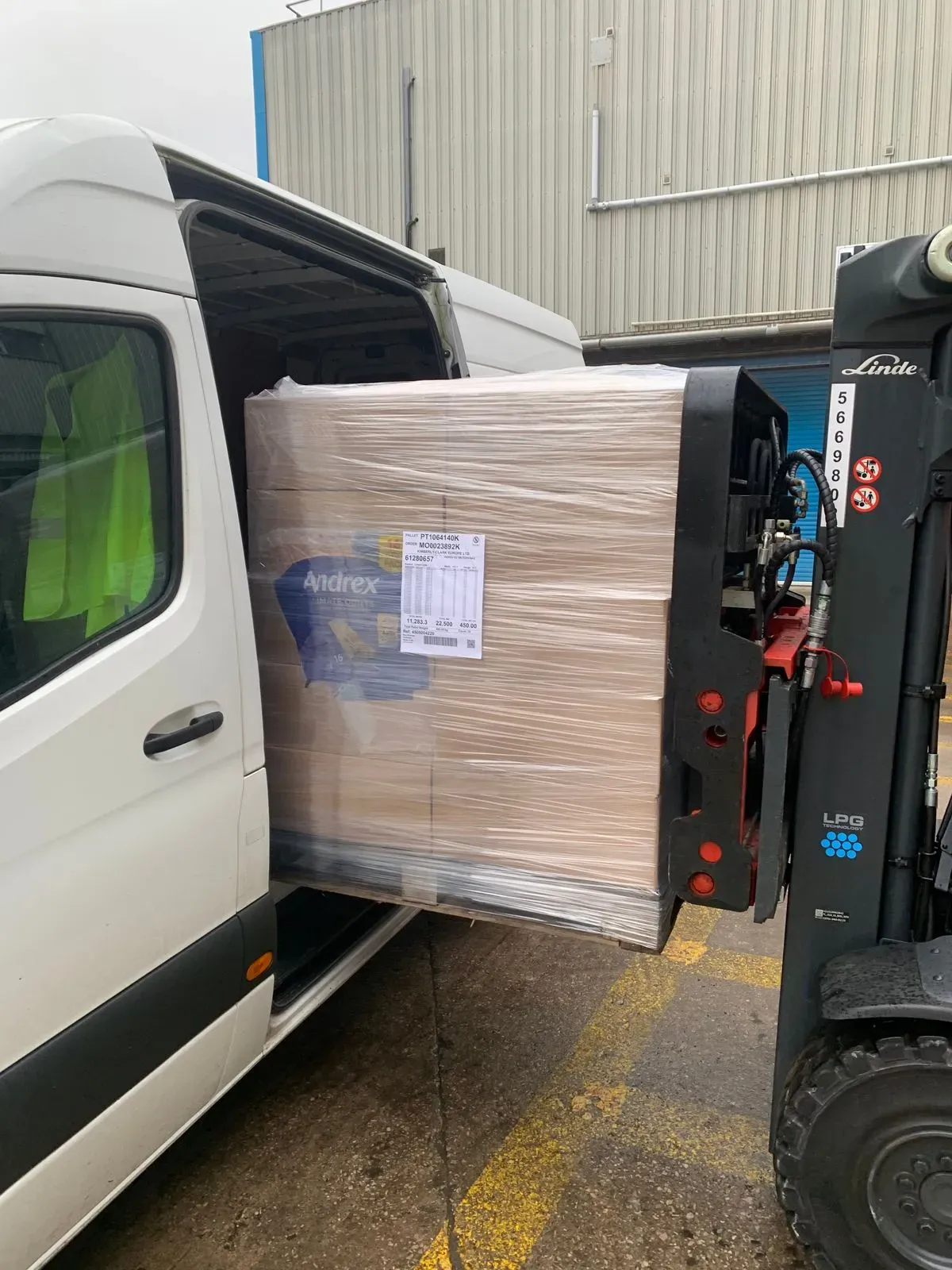 Express courier service image background image