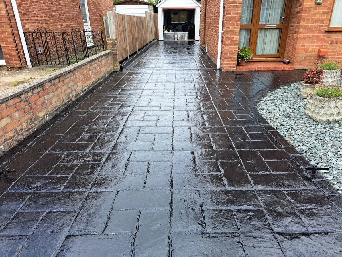 Block paving driveways image background image