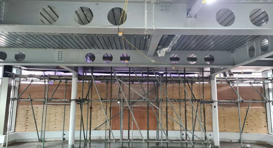 Deconstruction site safety measures in Brixton