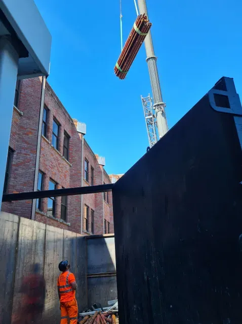 Site preparation image background image