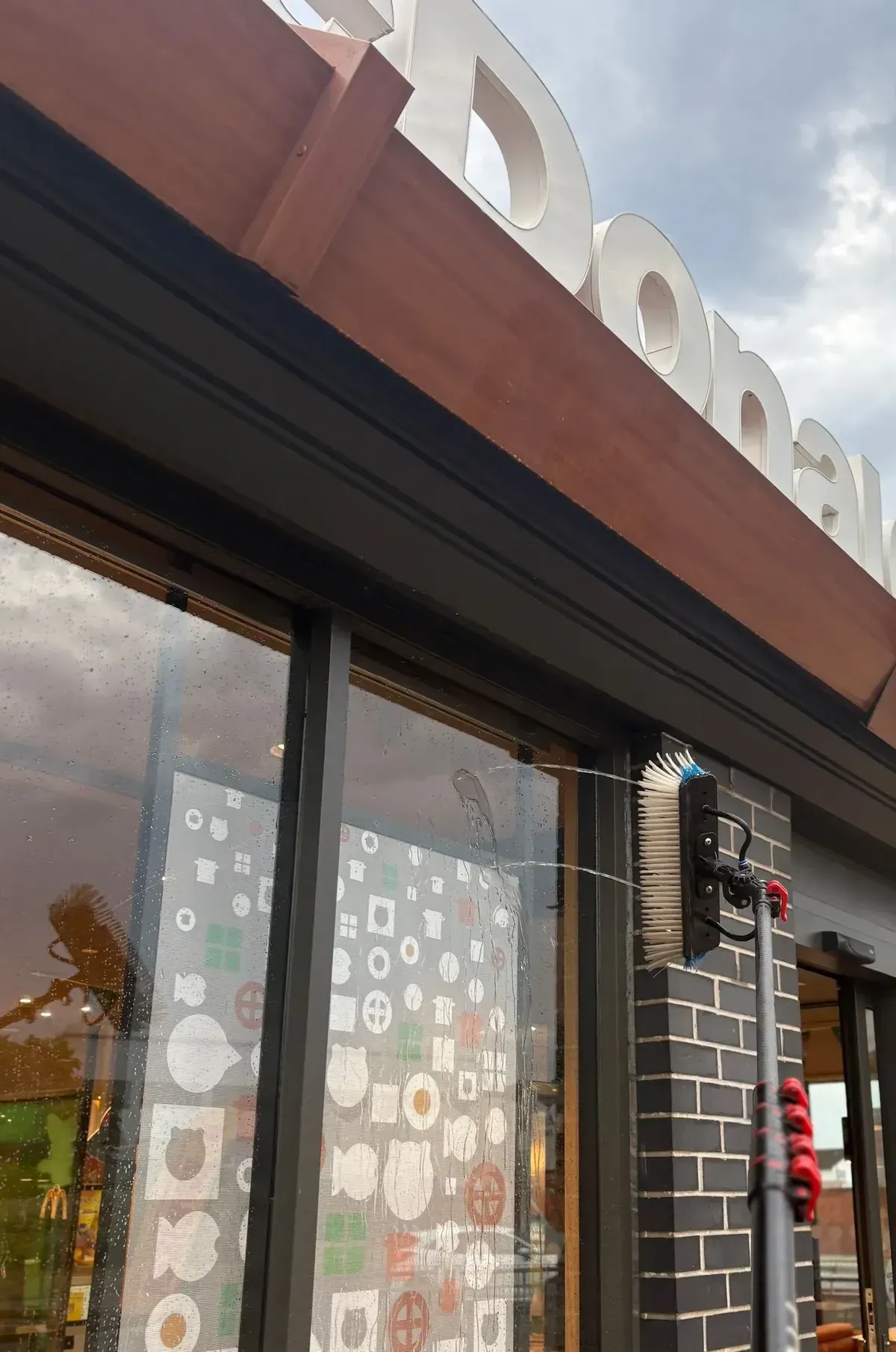 Commercial window cleaning image