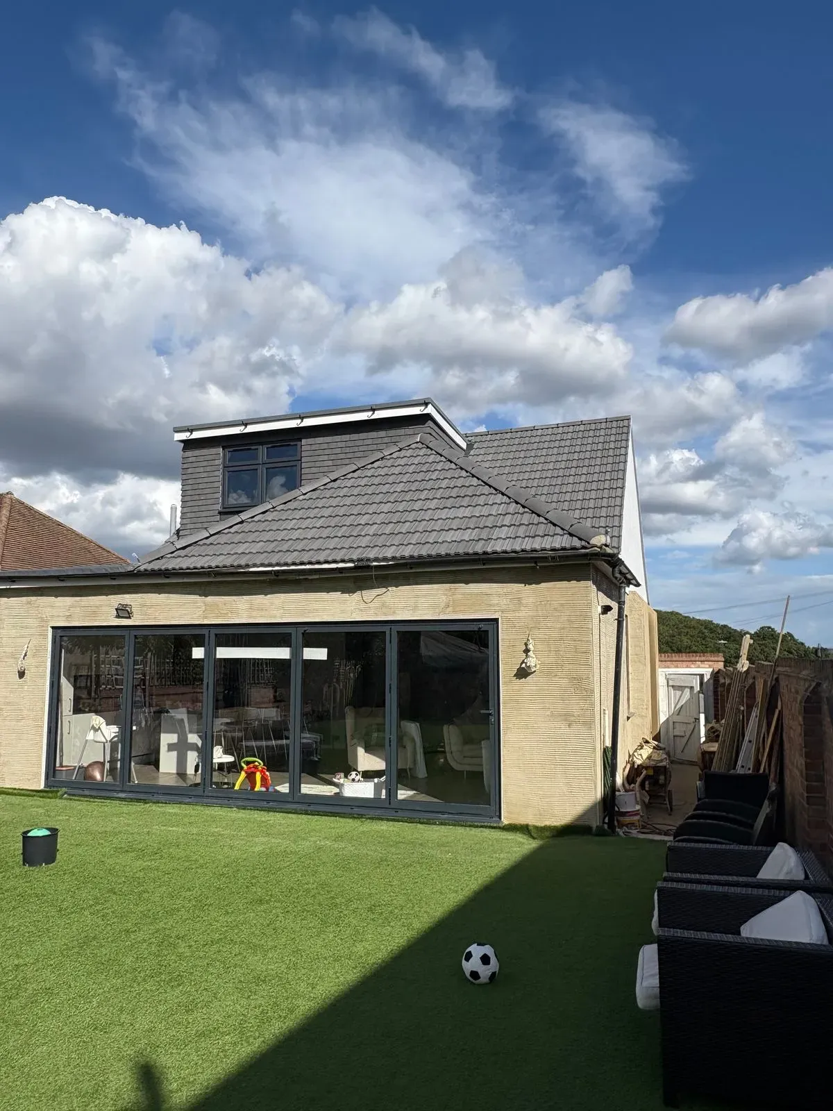 Client consultation about loft design plans in Orpington