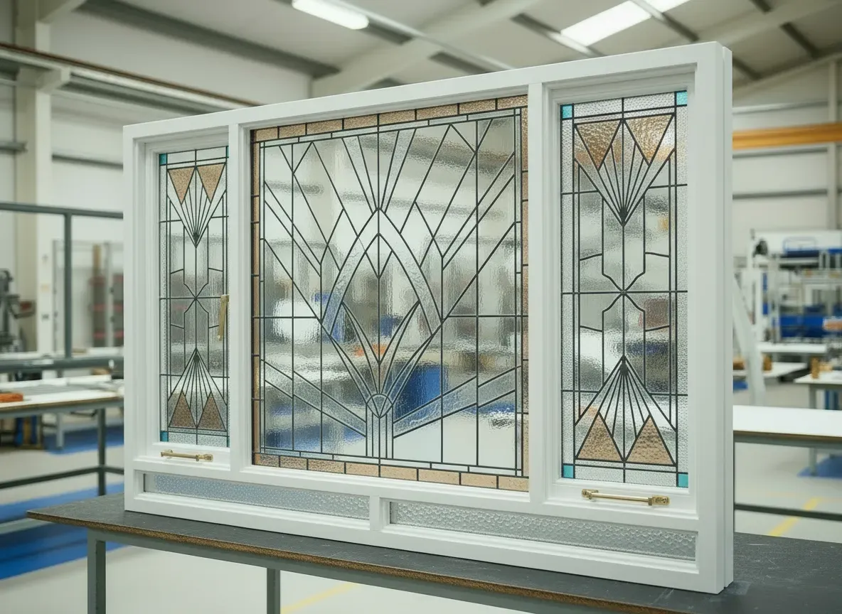 Custom window design image background image