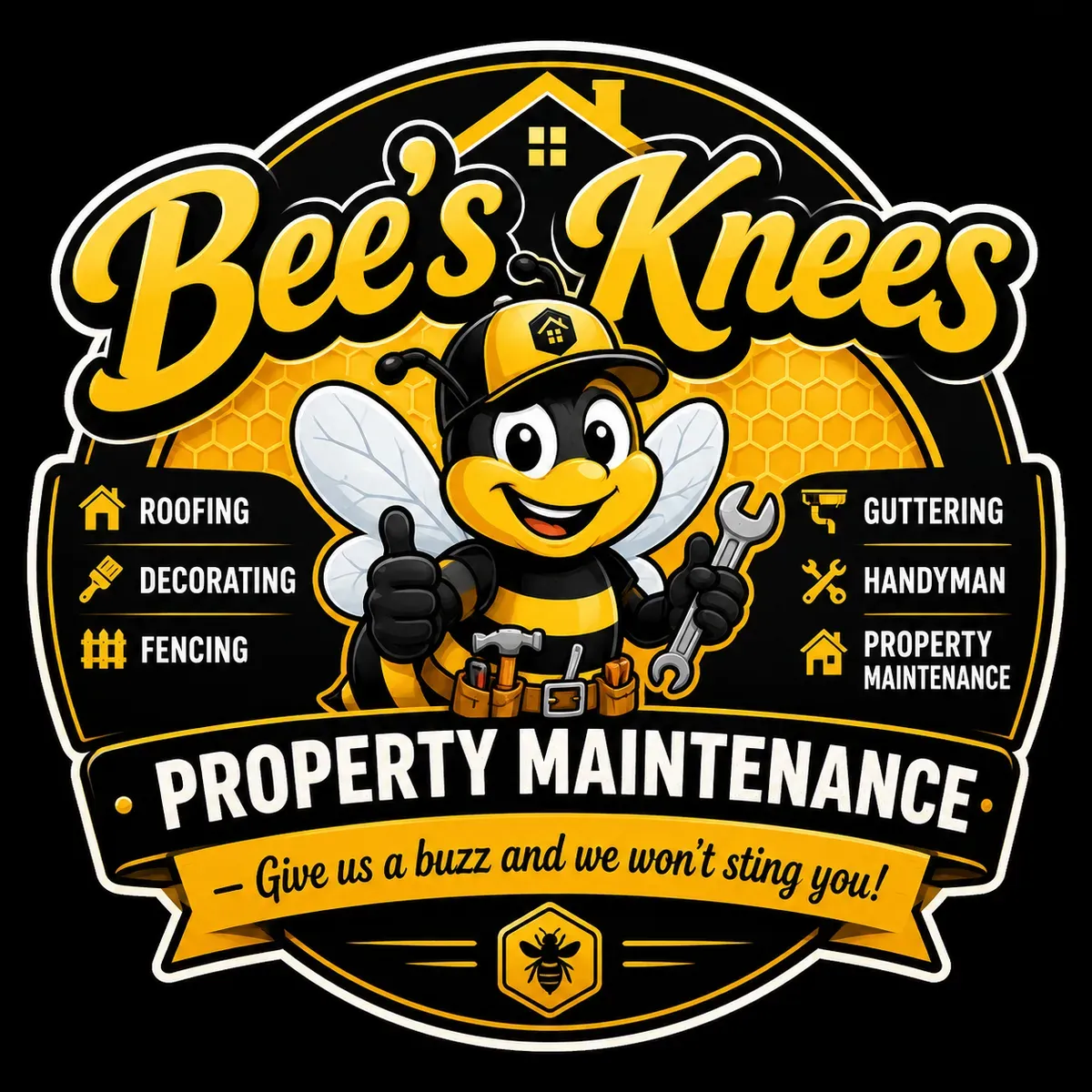 Bee’s knees properly maintenance   logo