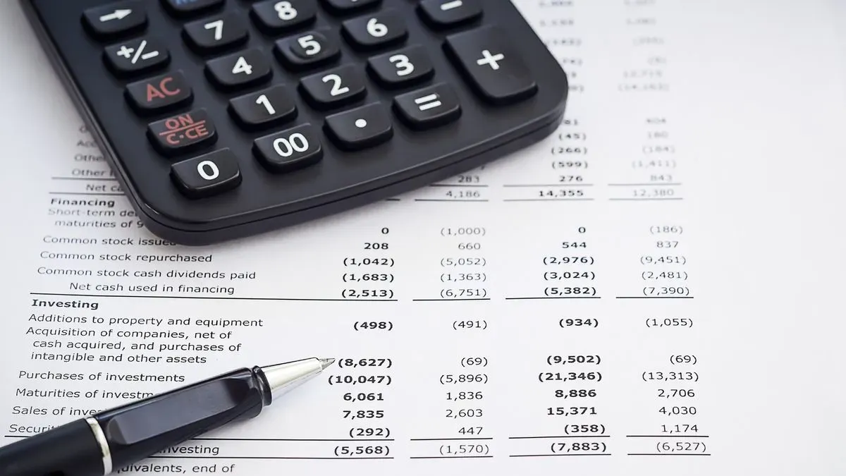 Financial statement preparation image background image