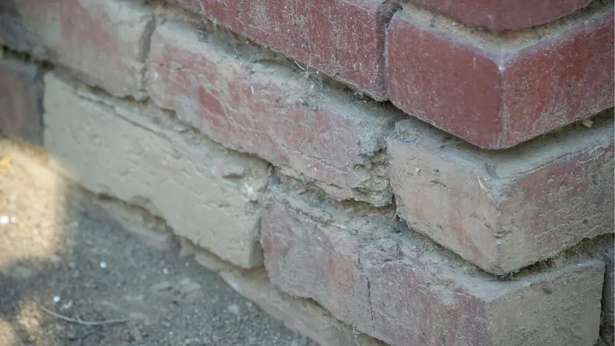 Tuck pointing image