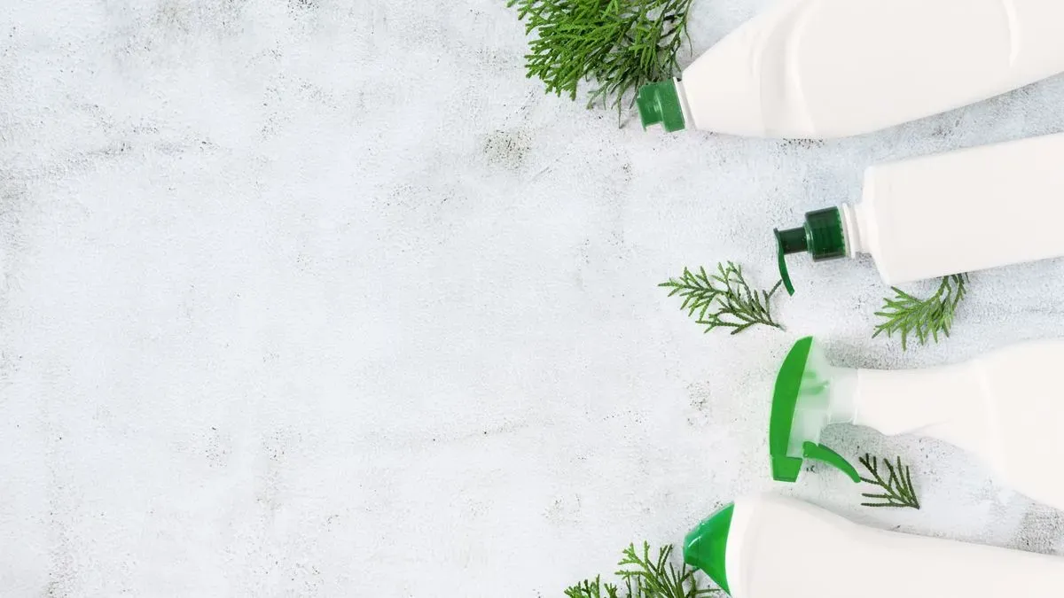 Eco-friendly cleaning solutions image background image