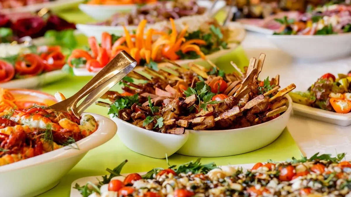 Wedding catering image background image