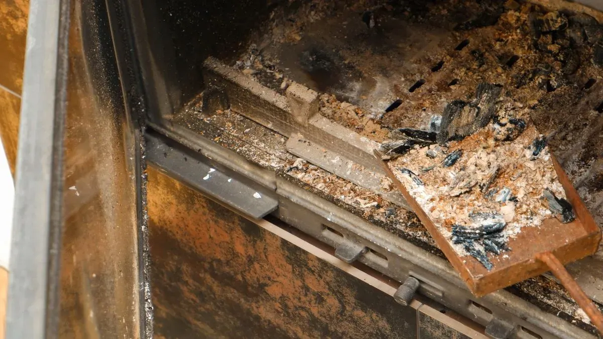 Fireplace cleaning image background image