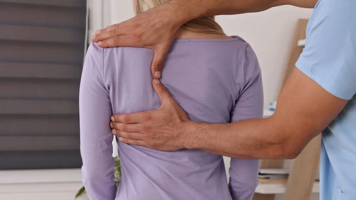 Posture correction image background image