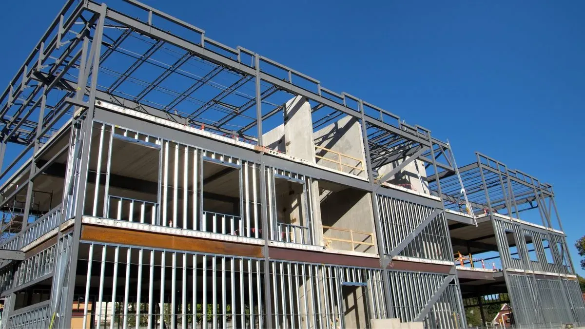 Commercial construction image background image