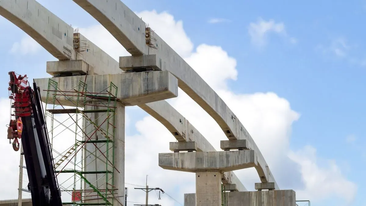 Infrastructure work image background image