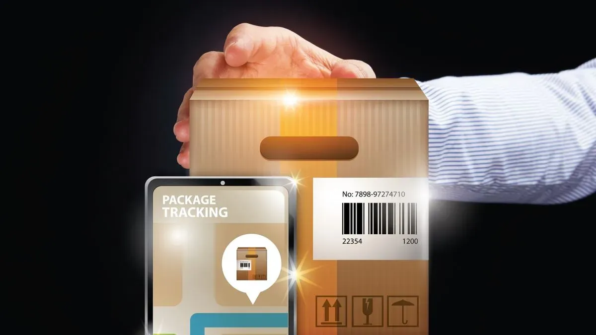 Package tracking image background image