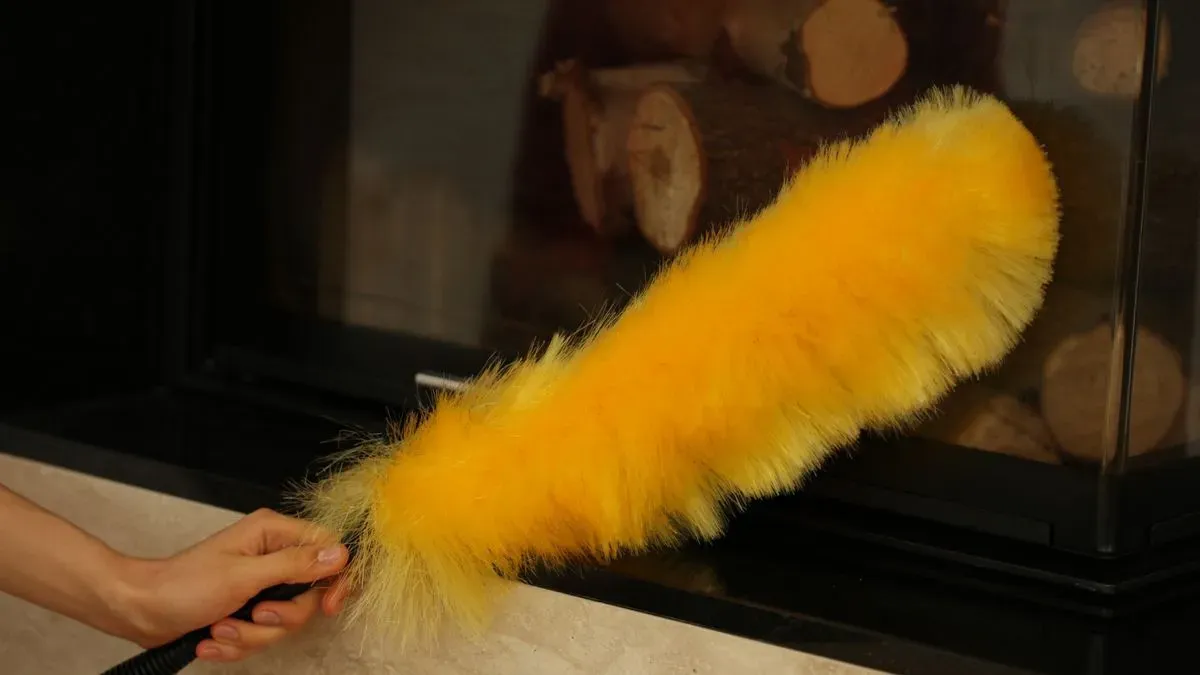 Dusting and polishing image background image