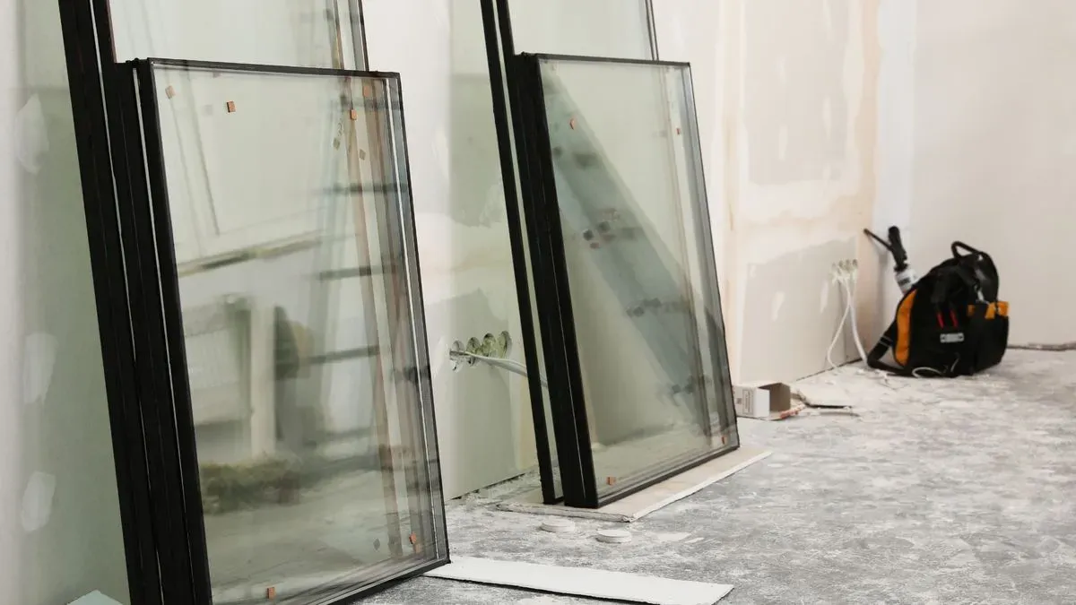 Glass repair image background image