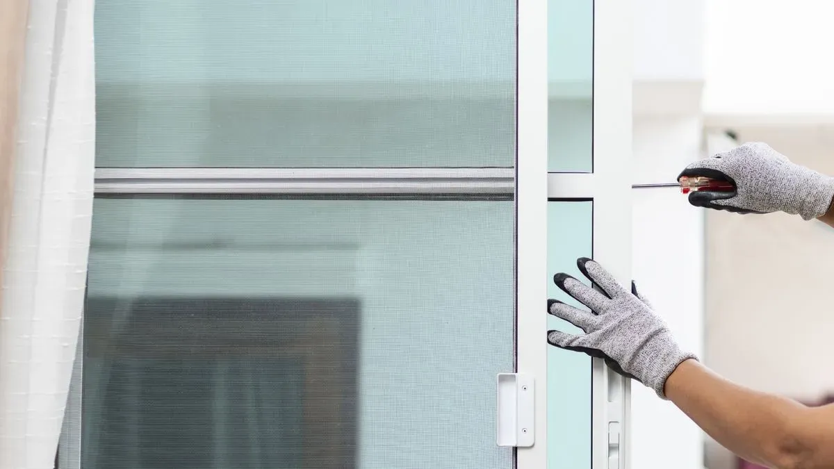 Glass replacement image background image