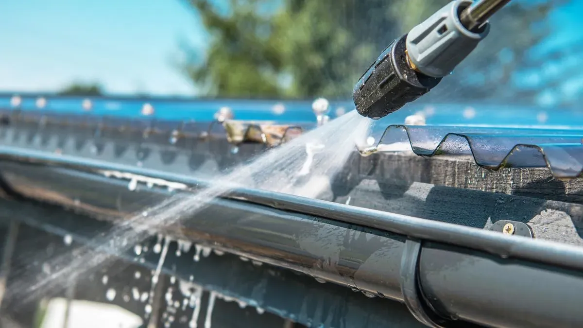 Roof cleaning image background image