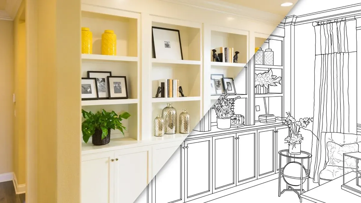 Custom furniture design image background image