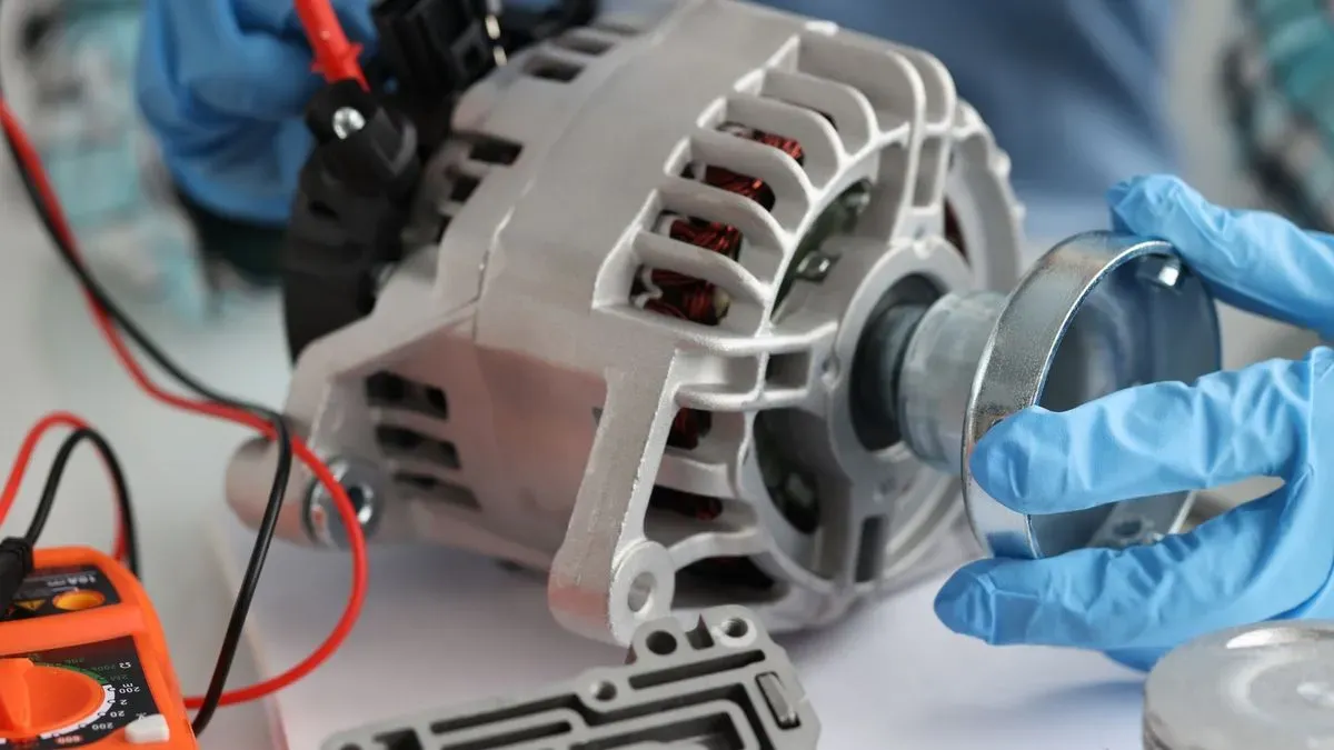 Mobile alternator replacement image background image