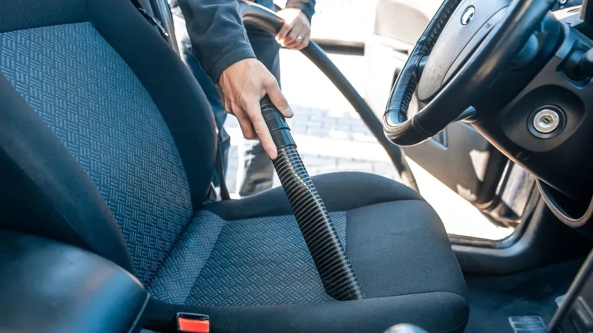 Vacuuming image background image