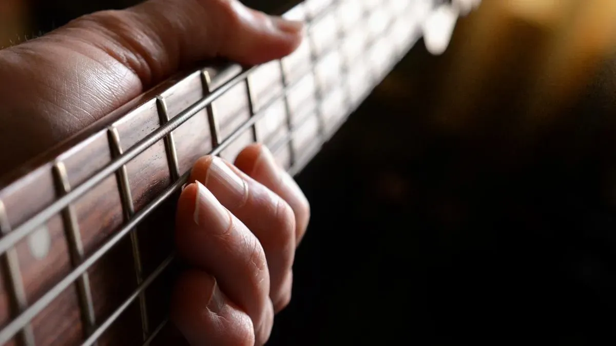 Bass guitar lessons image background image