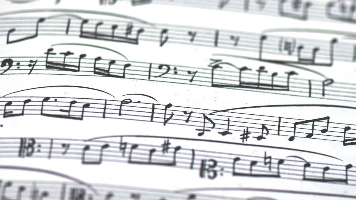 Music theory lessons image background image