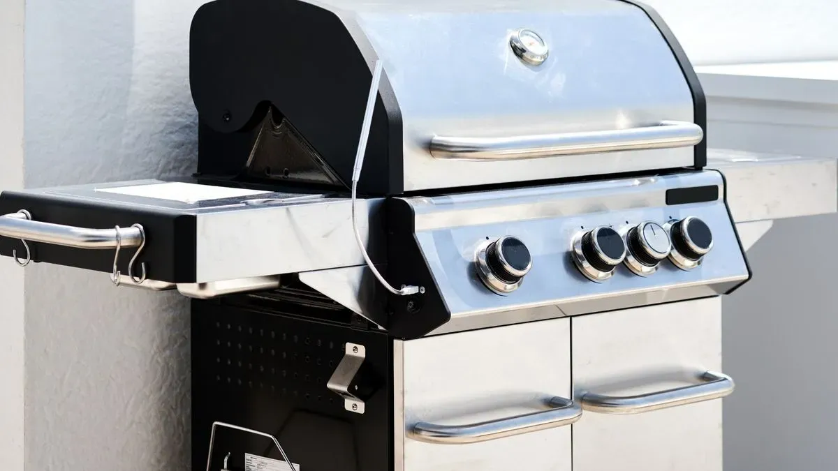 Barbecue grill cleaning image background image