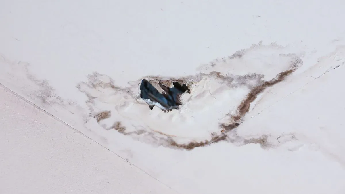 Ceiling repair image background image