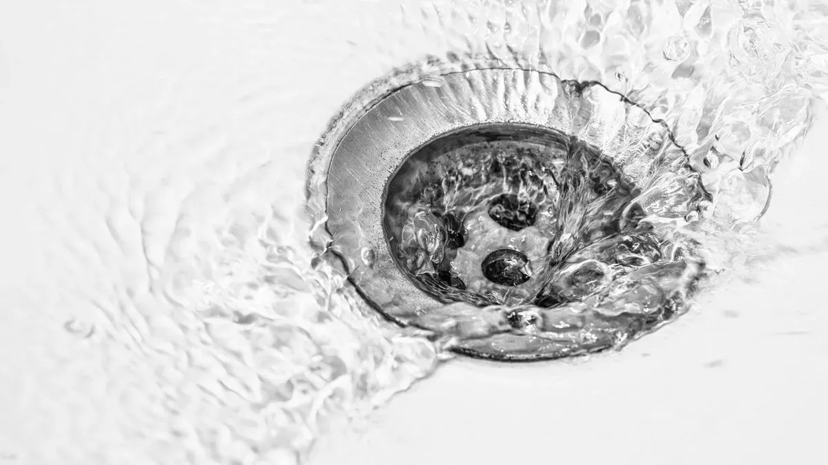 Drain cleaning image background image