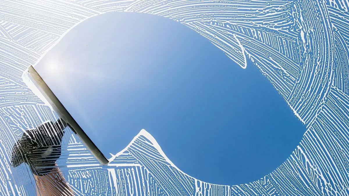 Window cleaning image background image