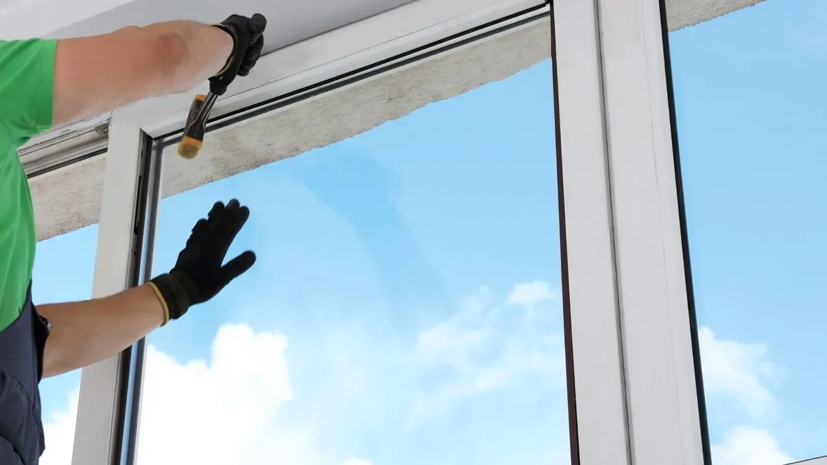 Window installation image background image