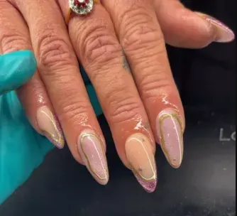 Manicures and pedicures image background image
