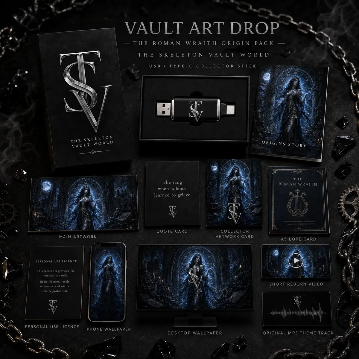The Roman Wraith Origin Pack | Vault Art Drop No. 010 thumbnail