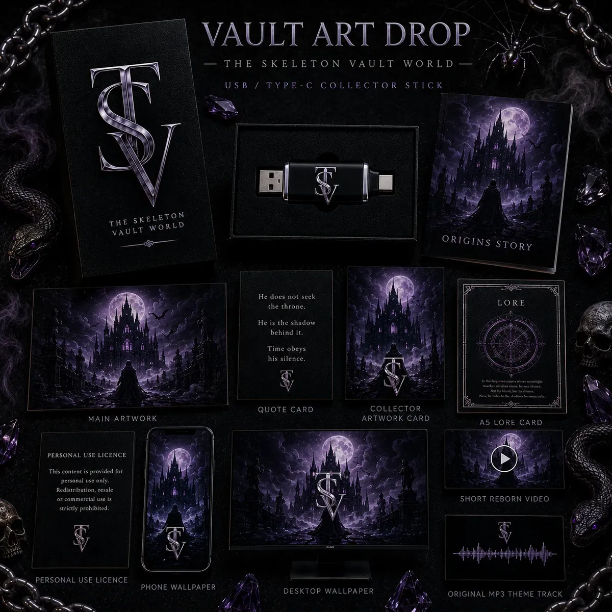 The Shadow Regent Origin Pack | Vault Art Drop No. 013 feature image