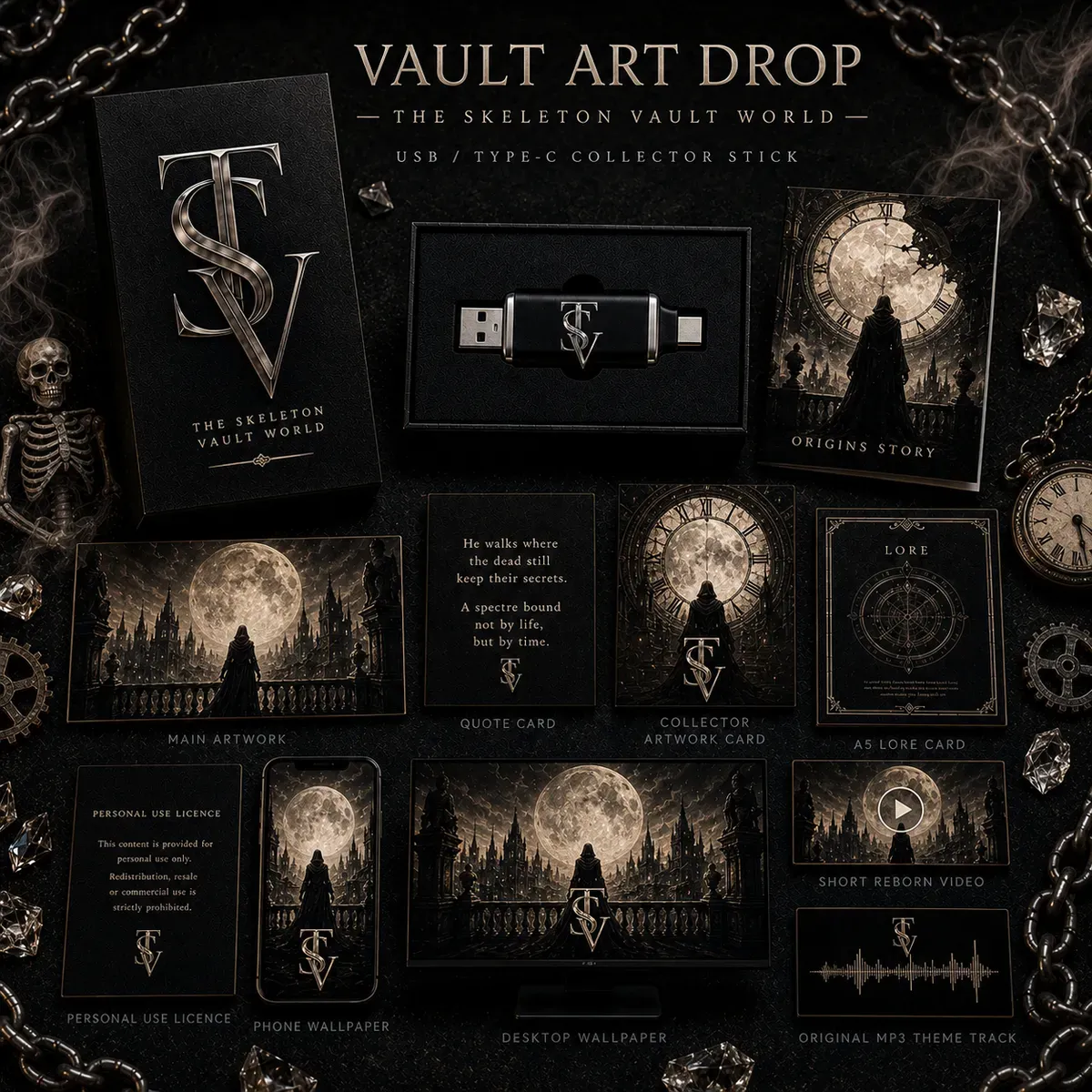 The Roman Spectre Origin Pack | Vault Art Drop No. 011 thumbnail