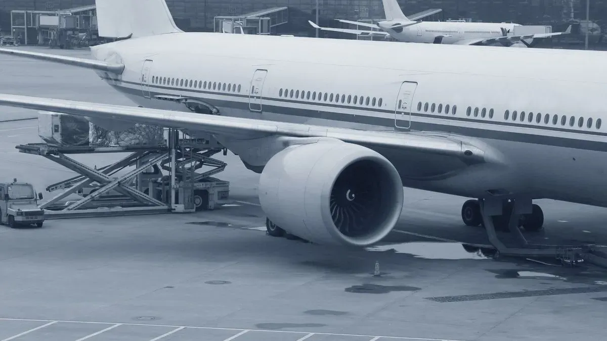 Containers of goods ready for air cargo to Zimbabwe