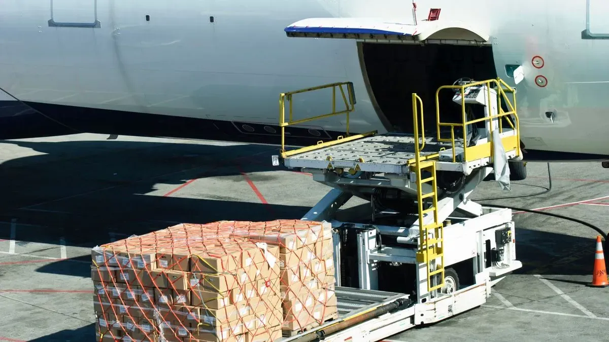 Customer consultation about air cargo services in Bradford.