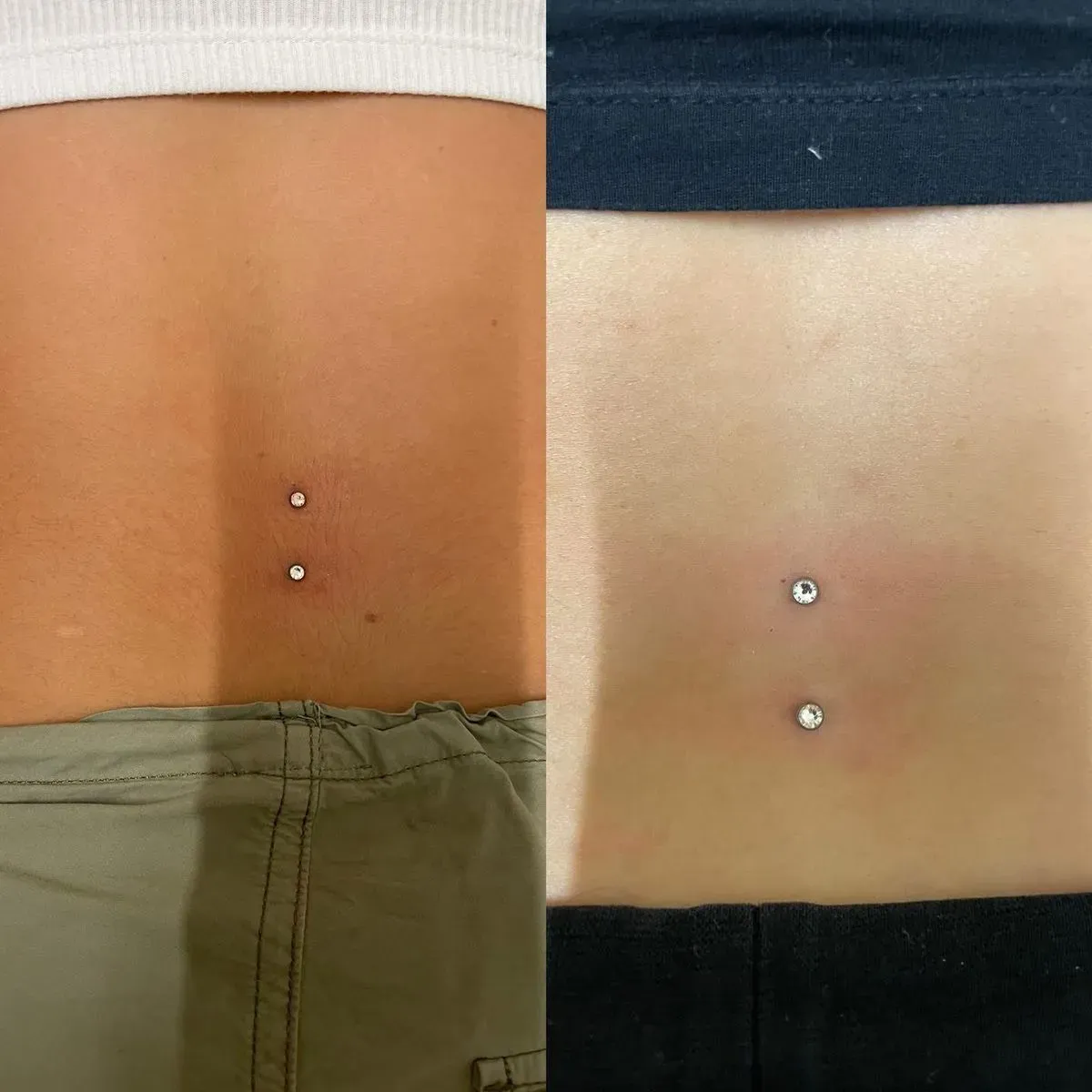 Dermal piercing image background image