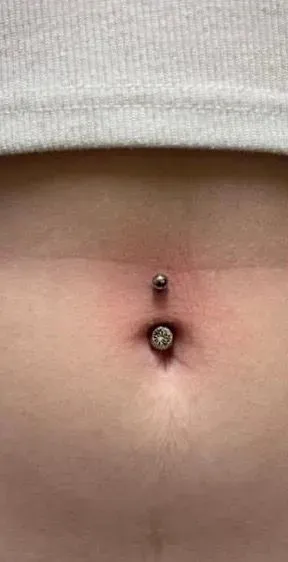 Navel piercing image background image