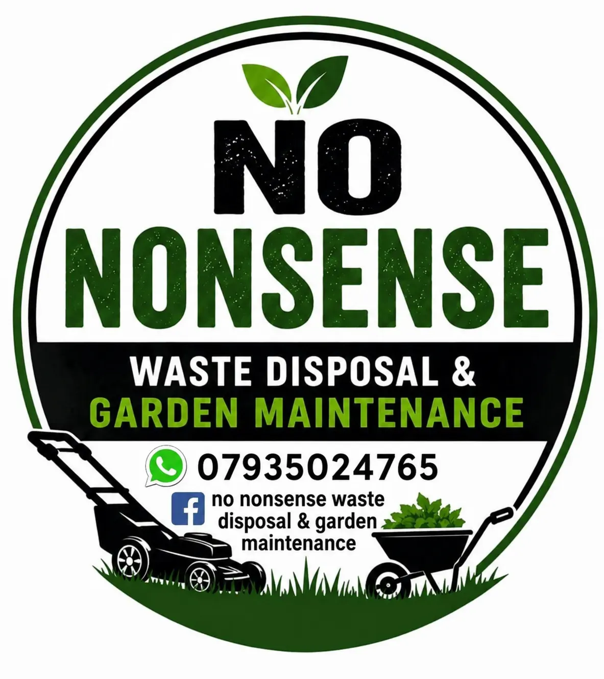 No nonsense waste disposal & garden maintenance  logo