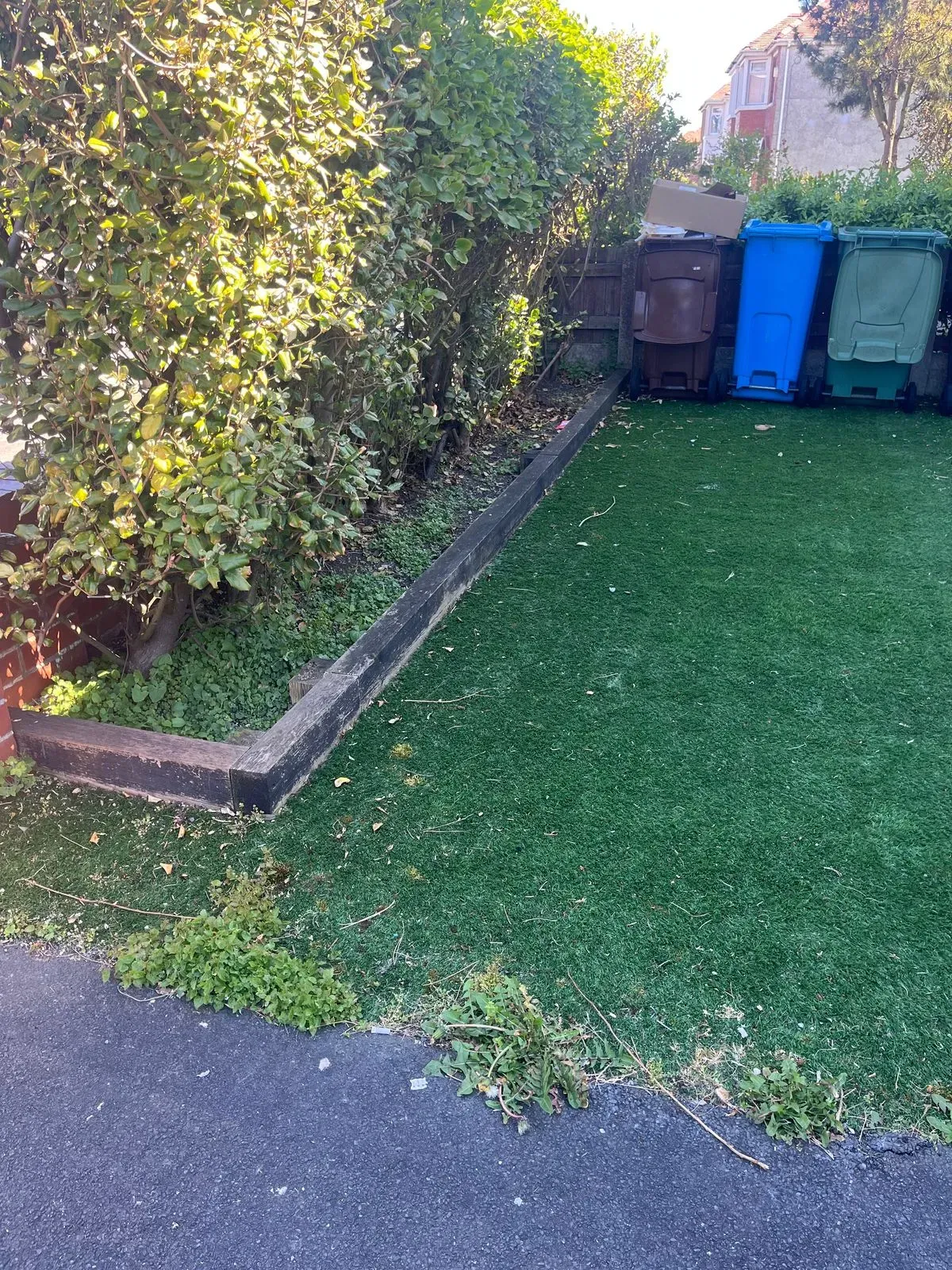 Garden clean-up image background image
