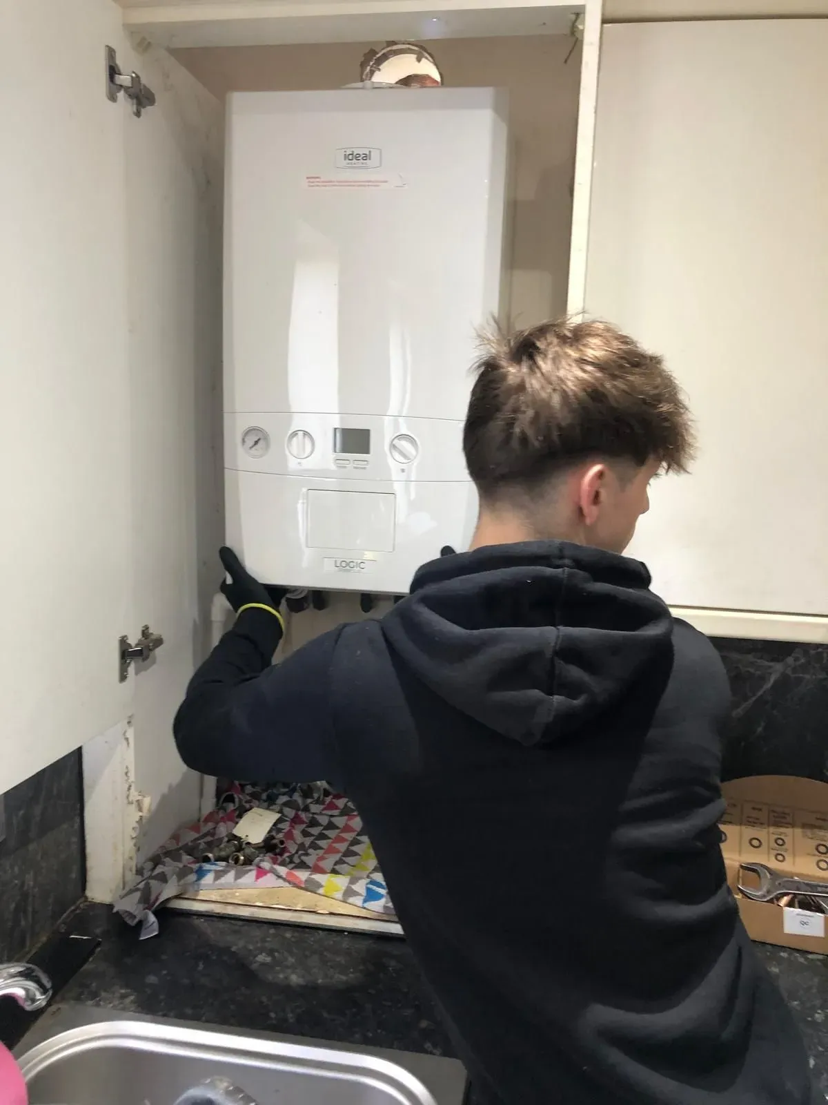 Boiler installation image background image