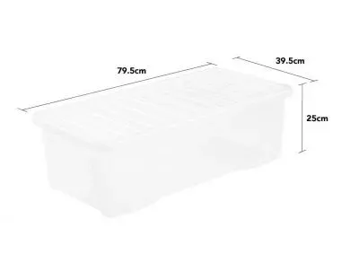 8221905539900-btwfhd9dbtpx2gbh27hdsf-Wham-Crystal-62L-Underbed-Box-And-Lid thumbnail image