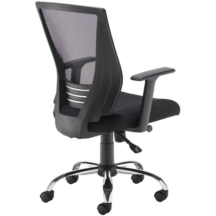 8221925783743-biieblk5ly7uv5570ttclk-Mesh-Office-Chair-Black---Chrome-HY6991 thumbnail image