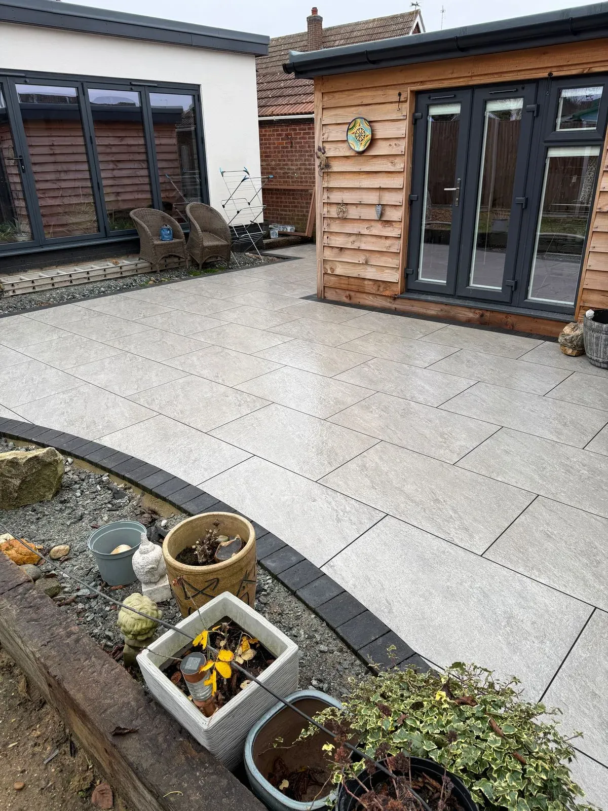 Finished driveway enhancing property curb appeal in Attleborough